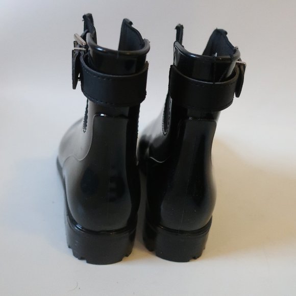 NWOB WOMENS DAV CHICAGO SOLID BLACK WEATHERPROOF BOOTIES 9 * - Picture 5 of 10